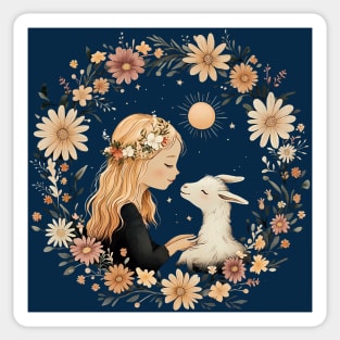 Capricorn Zodiac Sign – Vintage Earthy Astrology Art Sticker